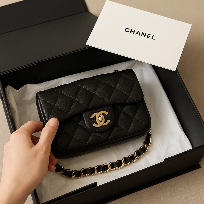 高仿香奈兒 Mini Flap 開箱實錄|細節做工超乎想像的精品級體驗 高仿圖 2 高仿香奈兒 Mini Flap 開箱實錄|細節做工超乎想像的精品級體驗 精品圖 2