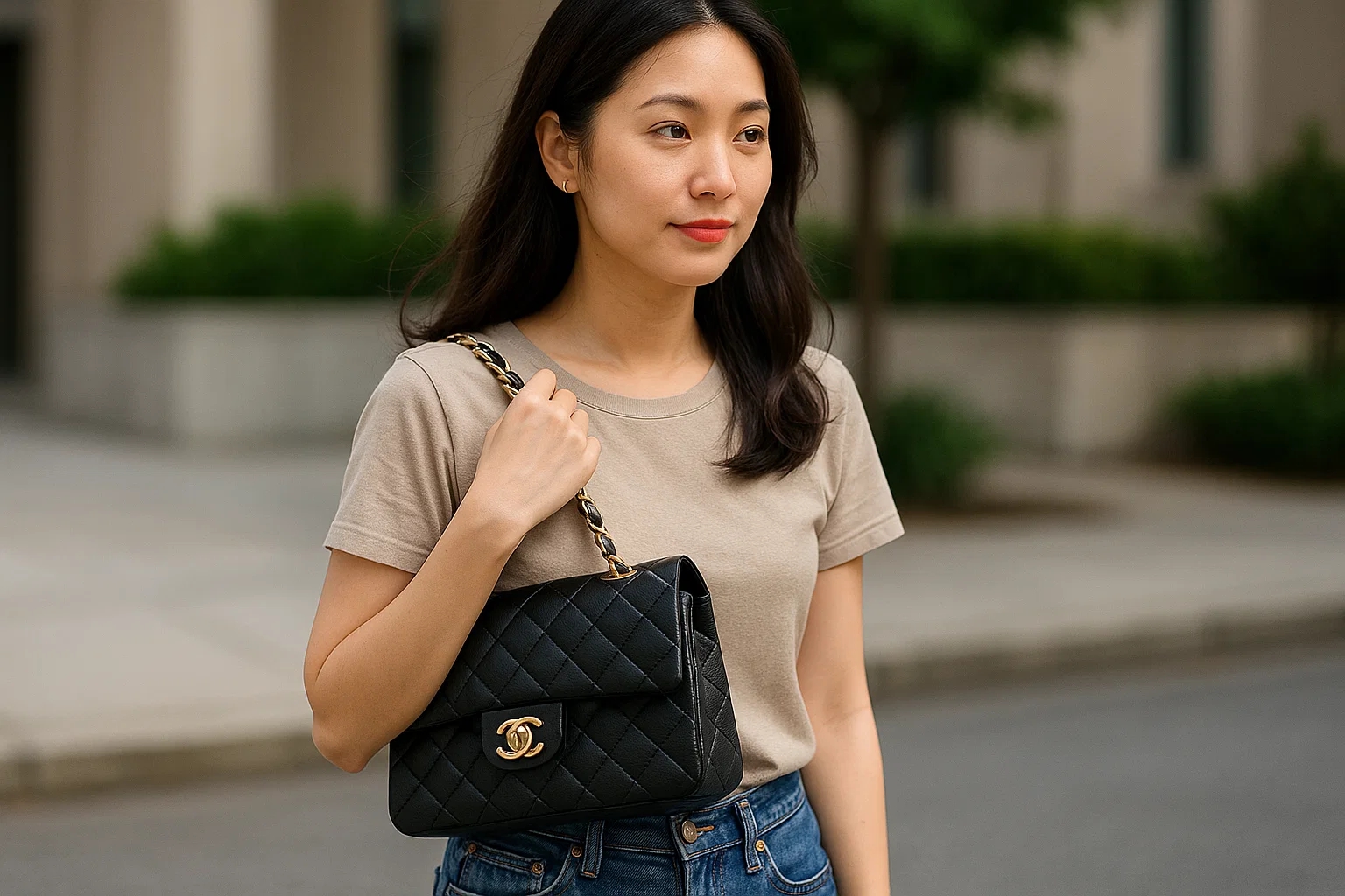 那只讓我猶豫不決的黑色菱格紋包：一場關於自信、細節與日常攜帶的內心小劇場 精品圖 1