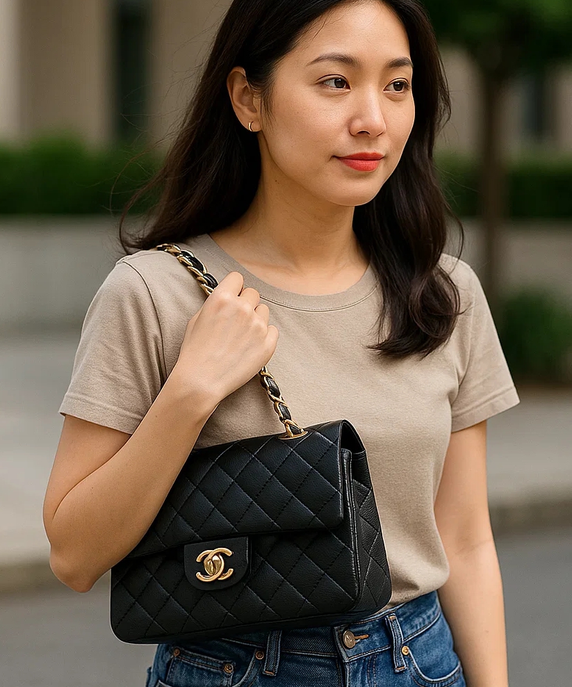 那只讓我猶豫不決的黑色菱格紋包：一場關於自信、細節與日常攜帶的內心小劇場 精品圖 2