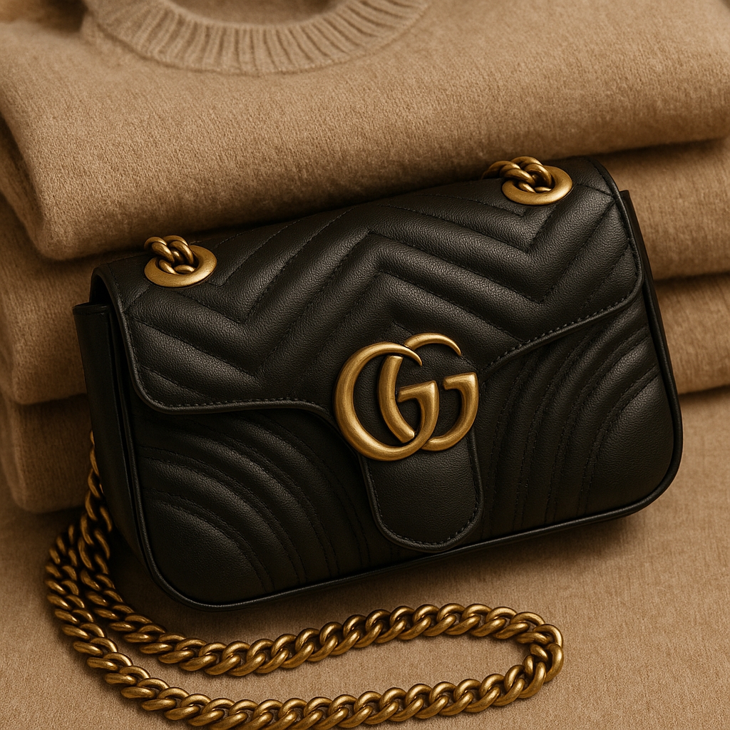 衣櫃裡那只原單Gucci GG Marmont與祖母的喀什米爾毛衣，金屬雙G隨年月漸生的溫潤感特別耐看 精品圖 33