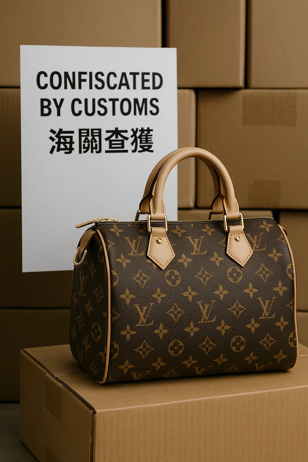 網購LV高仿包海關風險全解析：從購買到通關的完整指南與防範策略 精品圖 1